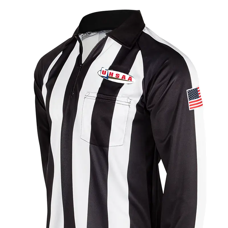 Utah Uhsaa Logo Dye Sublimated Long Sleeve Football Shirts 1