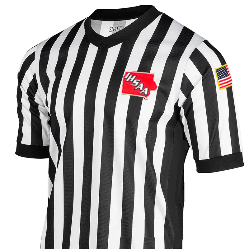Iowa Ihsaa Logo Dye Sublimated Men's Basketball Shirts W/Side Panel 1
