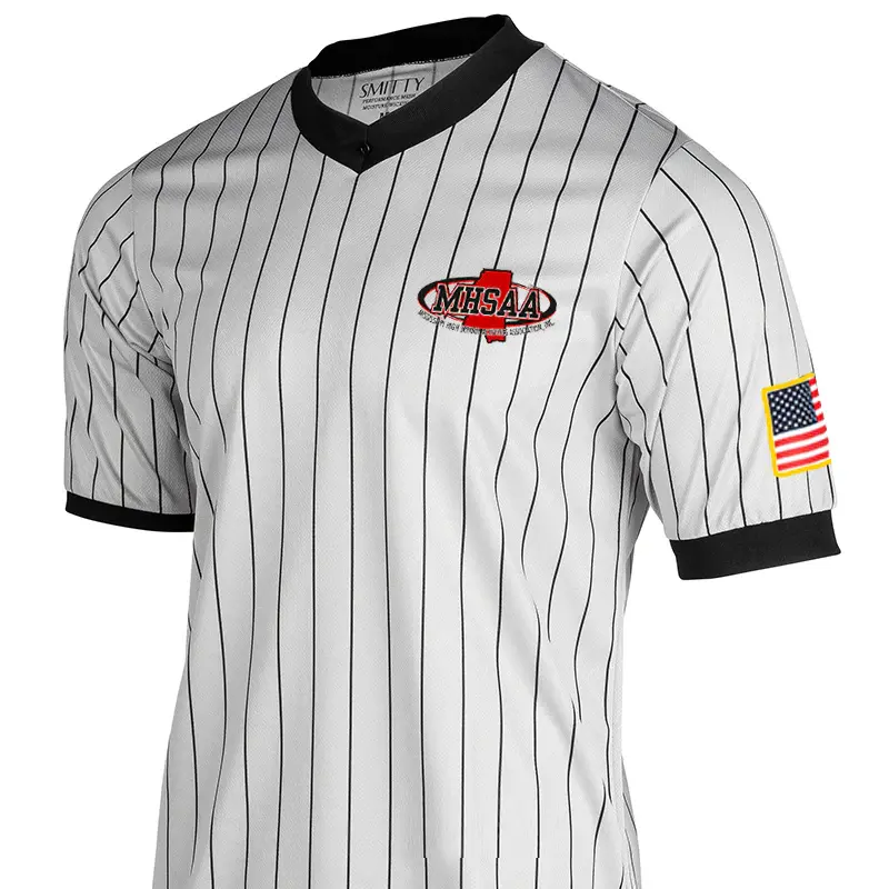 Mississippi Mhsaa Logo Dye Sublimated Men's Grey Wrestling Shirts 1