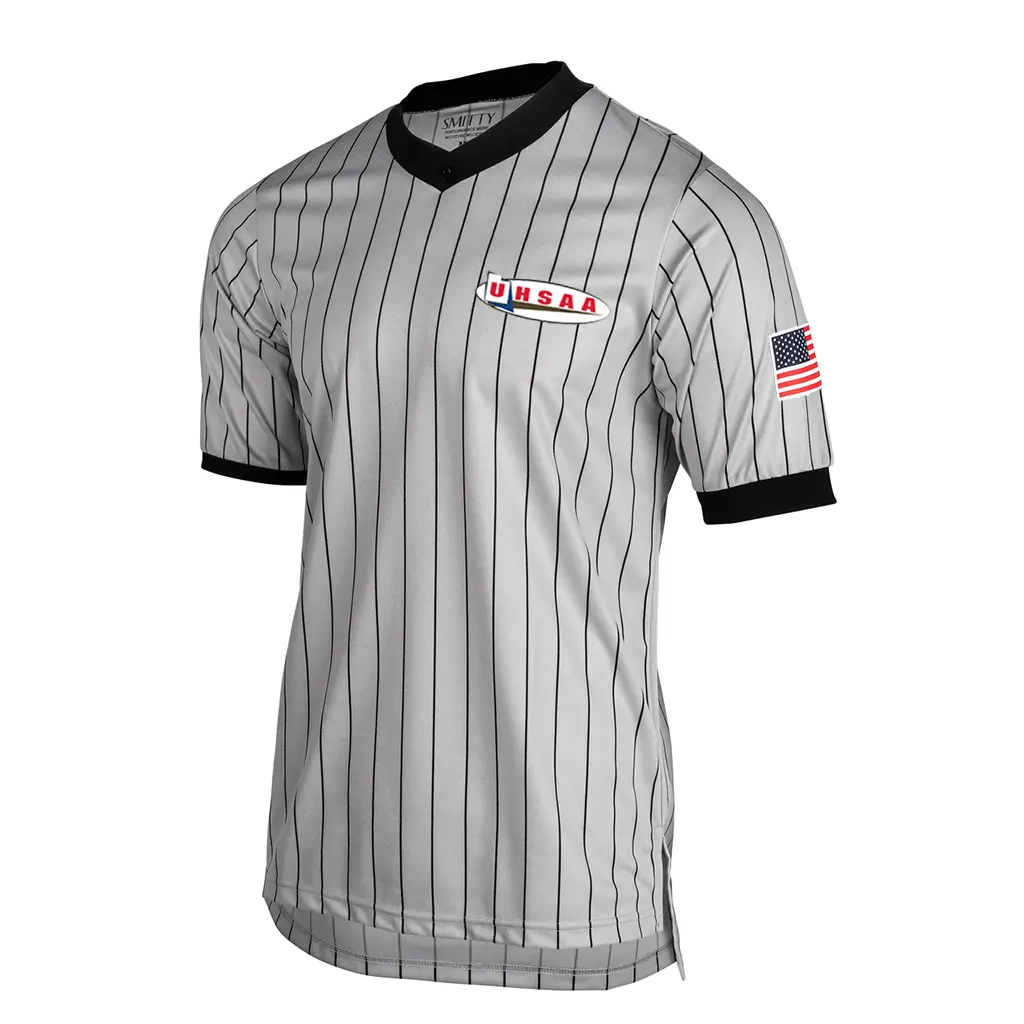 Utah Uhsaa Logo Dye Sublimated Men's Grey Wrestling Shirts 1