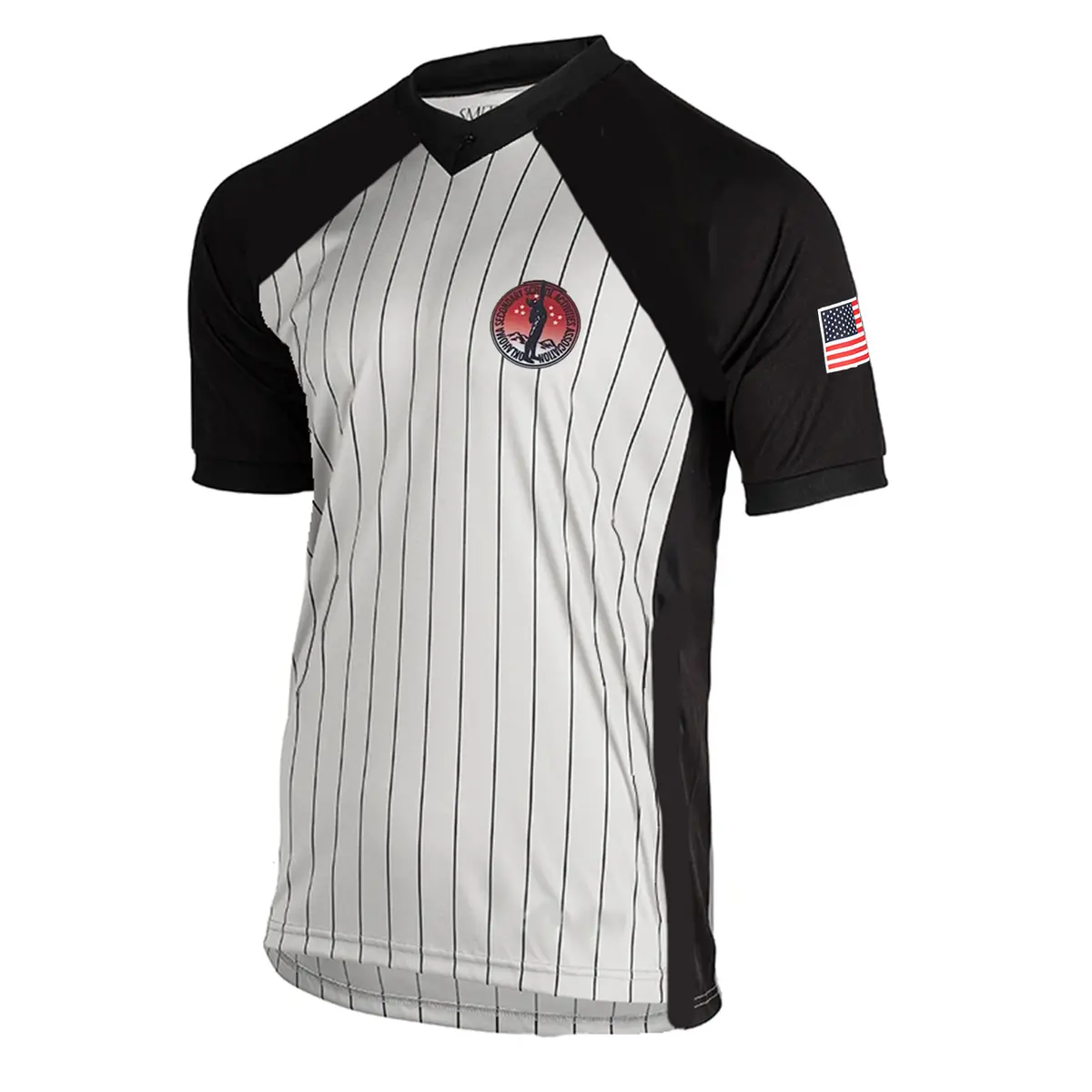 Oklahoma Ossaa Grey Basketball Referee Shirt 1