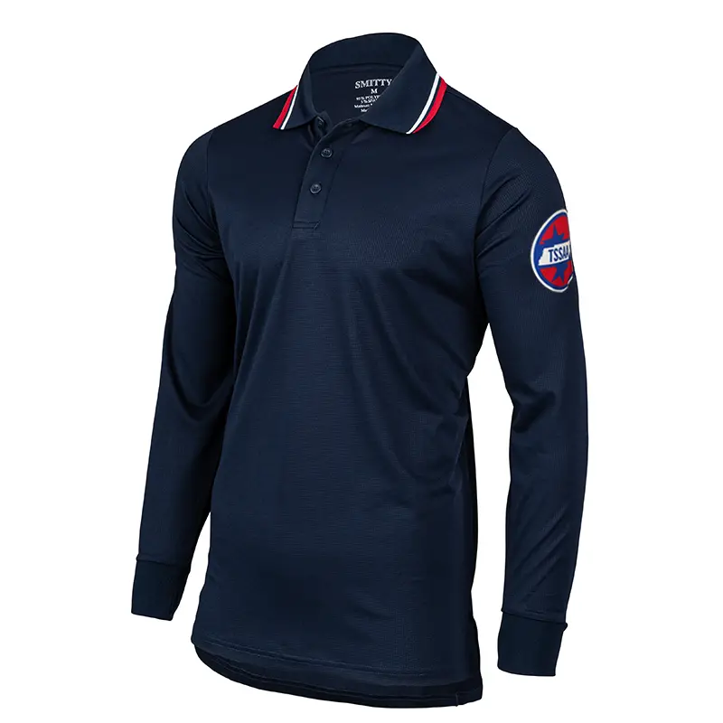 Tennessee Tssaa Logo Dye Sublimated Long Sleeve Umpire Shirts 1