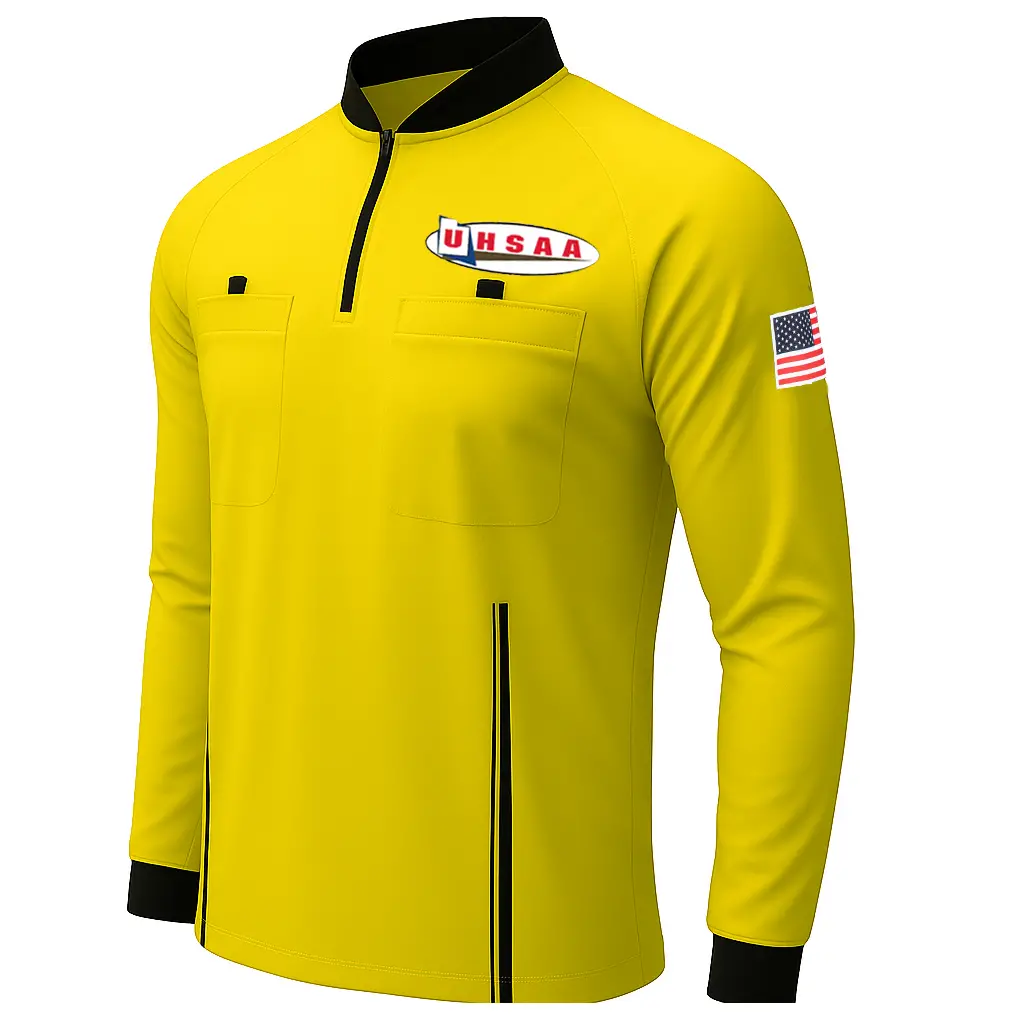 Utah Uhsaa Logo Dye Sublimated Long Sleeve Soccer Shirts 1