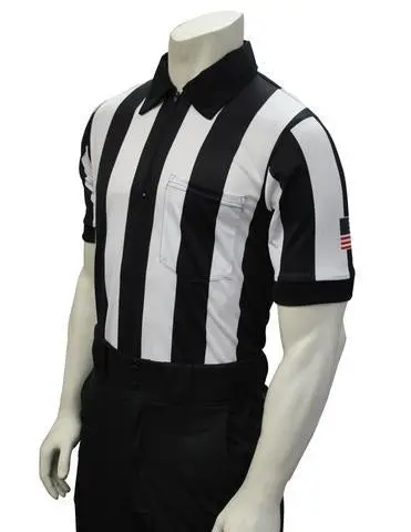 Usa137 Smitty Short Sleeve 2 1/4" Stripe W/ Dye Sublimated Flag 1