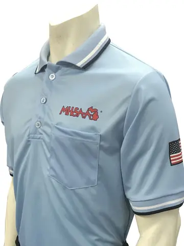 Michigan Mhsaa Logo Dye Sublimated Umpire Shirts 1