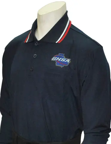 Georgia Ghsa Logo Dye Sublimated Long Sleeve Umpire Shirts 1