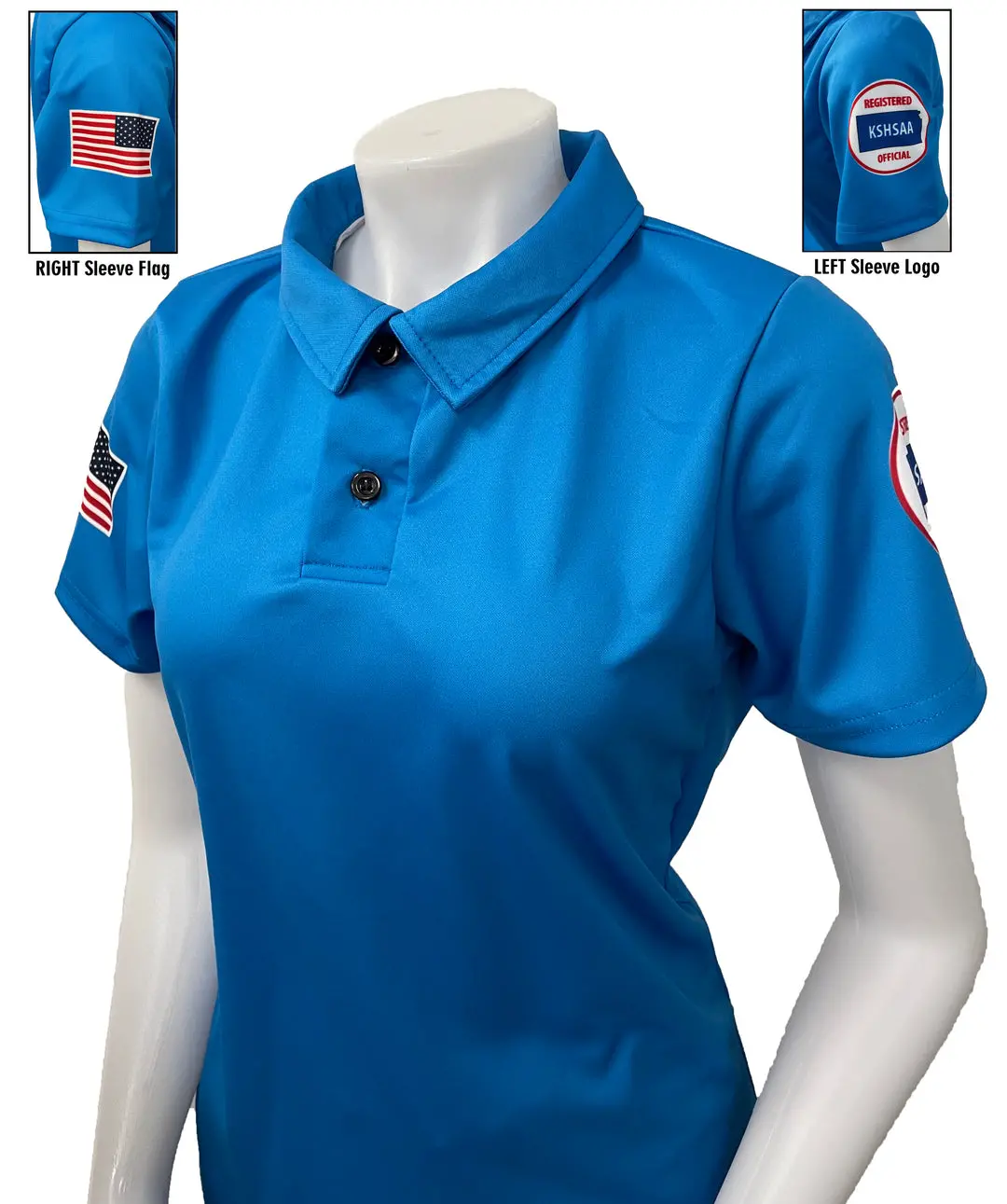 Kansas Khsaa Logo Dye Sublimated Women's Blue Volleyball Shirts 1
