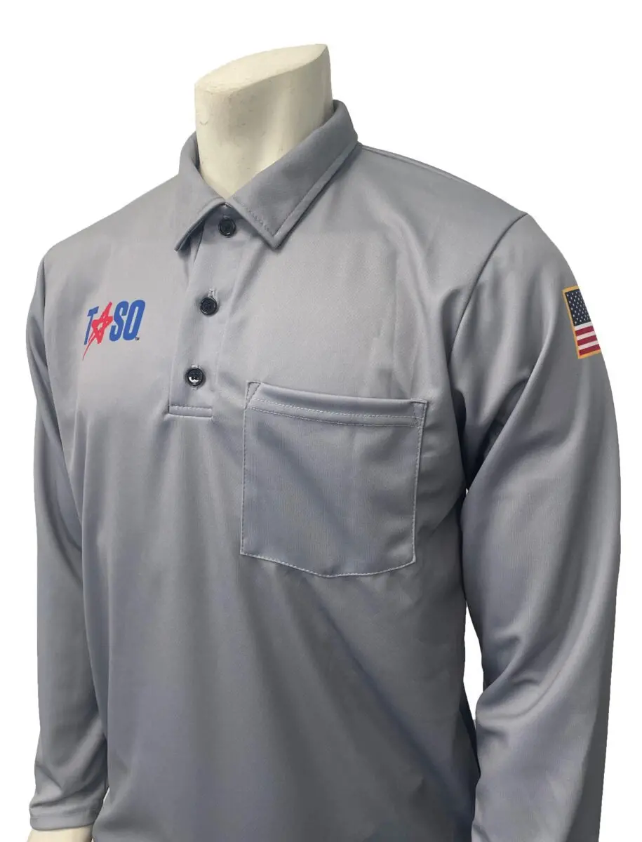 Texas Taso Logo Dye Sublimated Men's Long Sleeve Volleyball Shirts 1