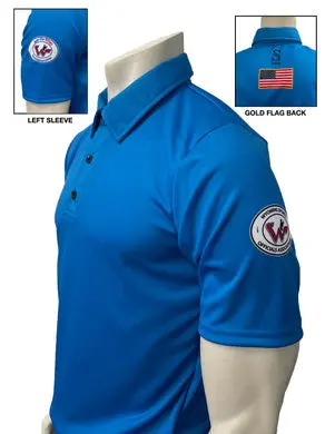 Wyoming Whsaa Logo Dye Sublimated Men's Volleyball Shirts 1