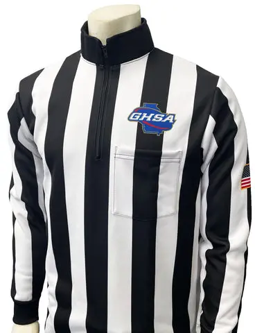 Georgia Ghsa Logo Dye Sublimated Cold Weather Shirts 1