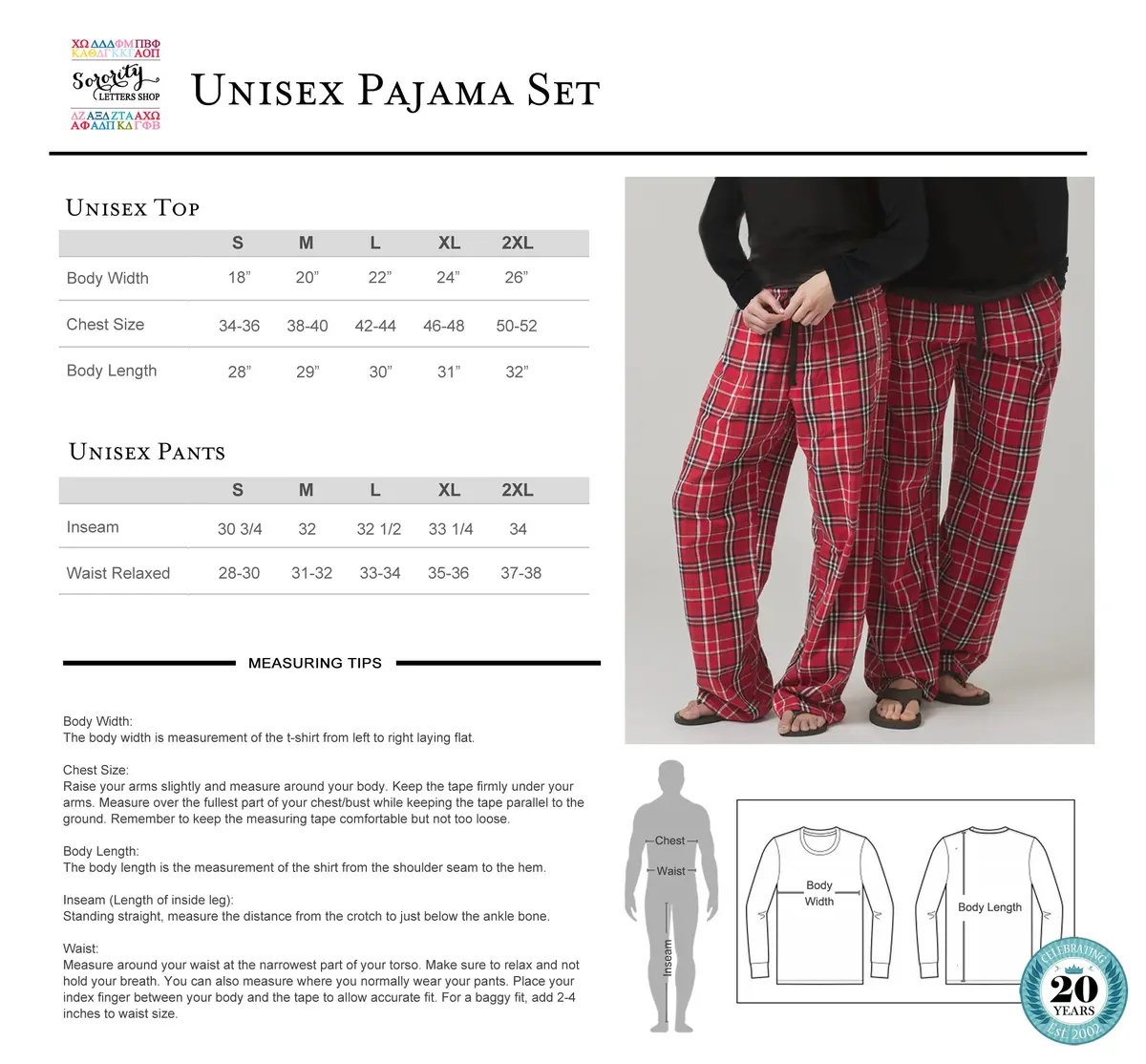 Alpha Gamma Delta Pajama Set 3