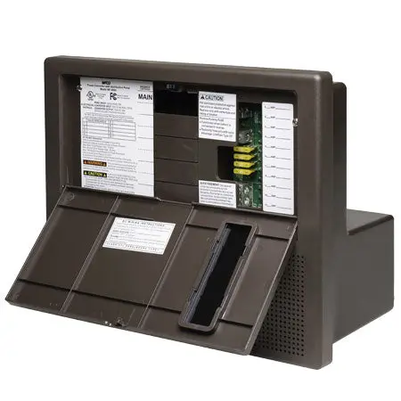 Wf-8965An-Pb Wfco/Arterra Converter/Charger W/ Distribution Center For 30 Amp Ac Service - 65 Amp Dc Output W/ 11 Circuits Black 1
