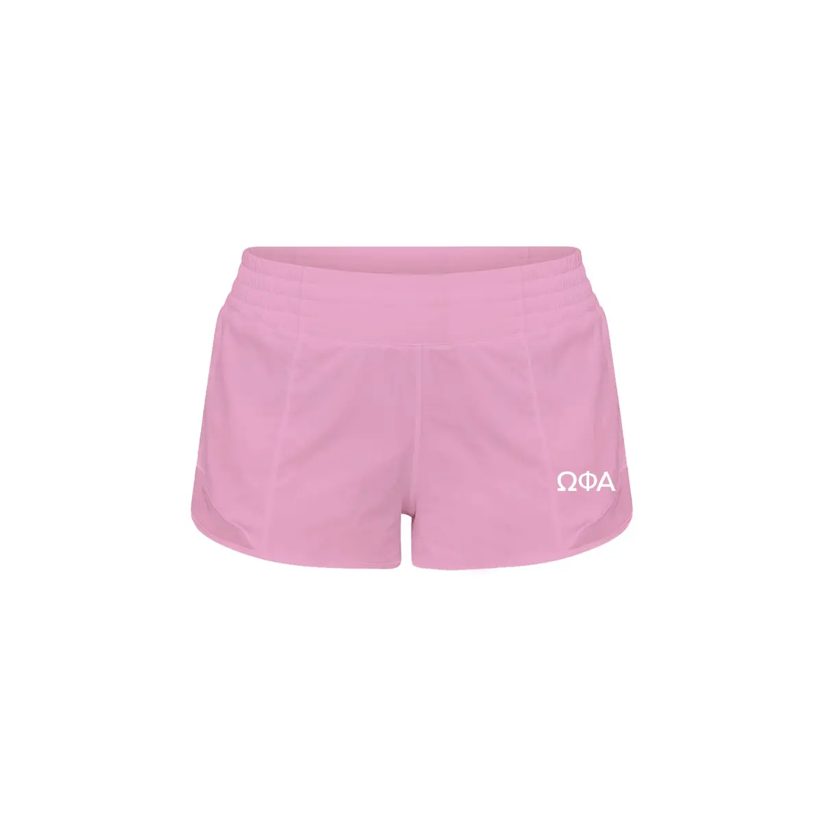 Omega Phi Alpha Lululemon Hotty Hot High-Rise Lined Short 2.5" - Pink Frosting 1