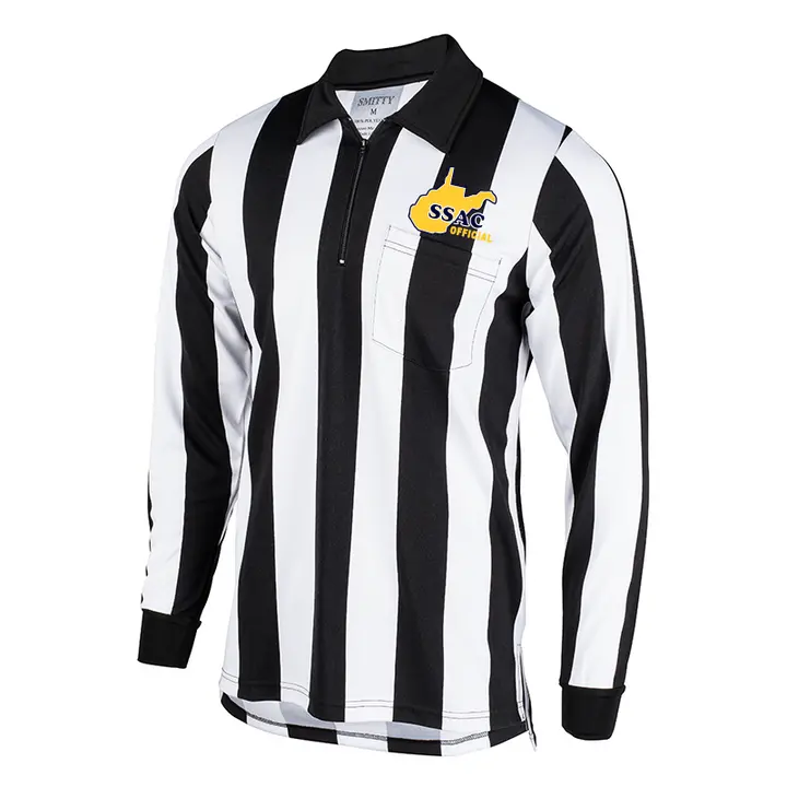 West Virginia Wvssac Logo Dye Sublimated Long Sleeve Football Shirts 1