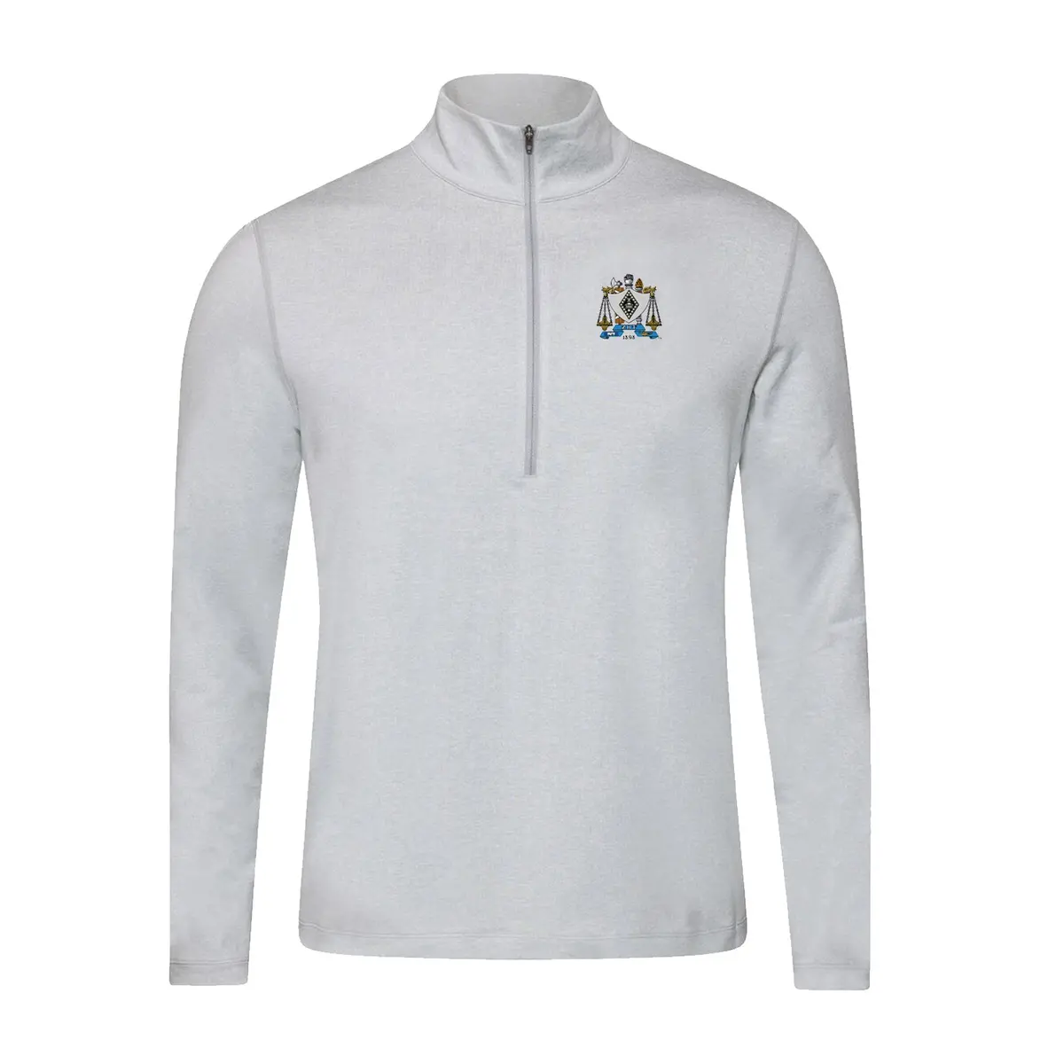 Zeta Beta Tau Lululemon Soft Jersey Half Zip - Crest 1