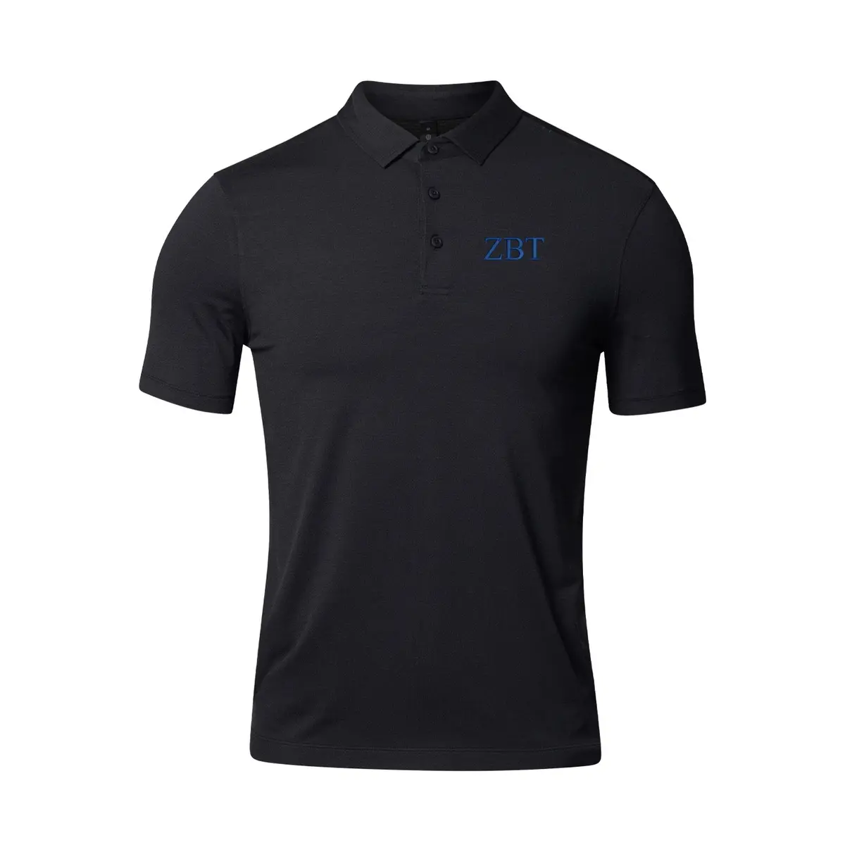 Zeta Beta Tau Lululemon Evolution Short-Sleeve Polo - Black 1