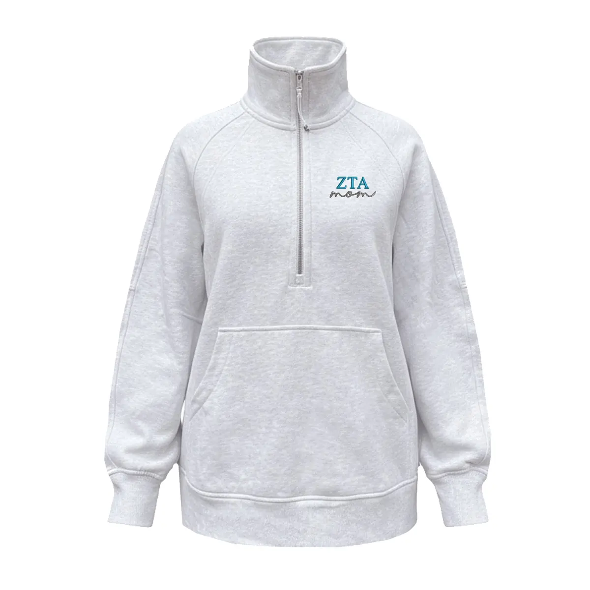 Zeta Tau Alpha Mom Lululemon Scuba Oversized Funnel-Neck Half Zip Long 1