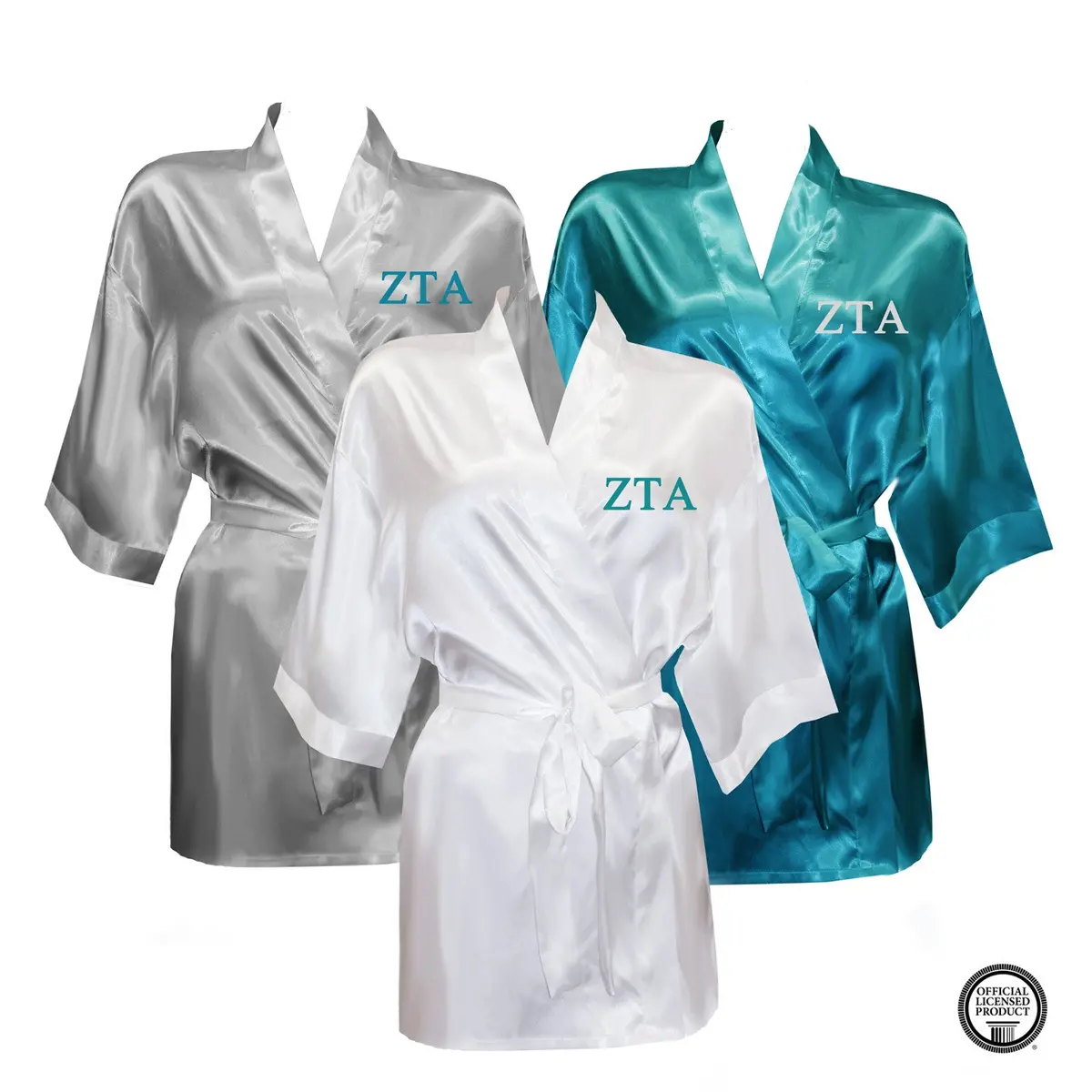 Zeta Tau Alpha Satin Robe 1