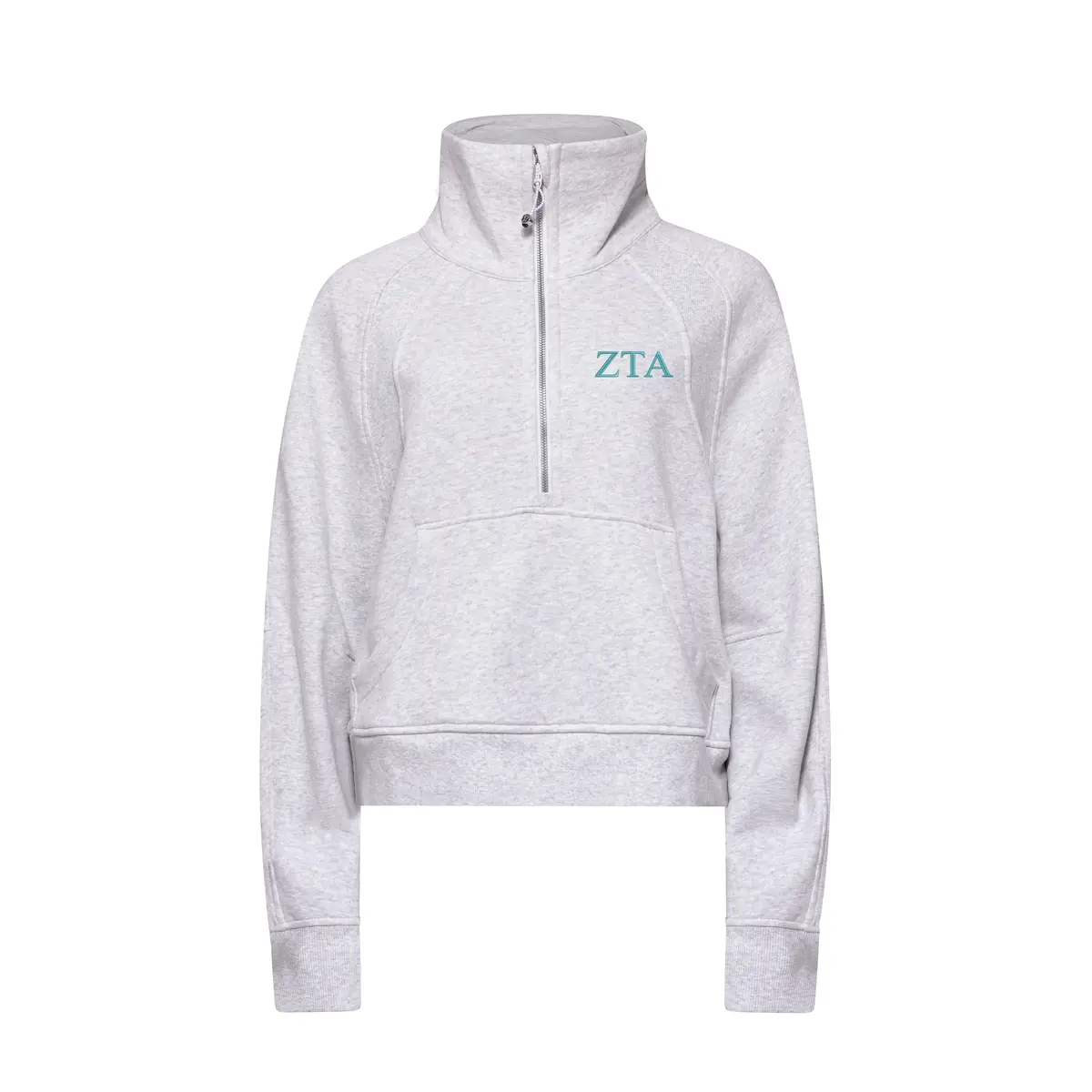 Zeta Tau Alpha Lululemon Scuba Oversized Funnel-Neck Half Zip 1