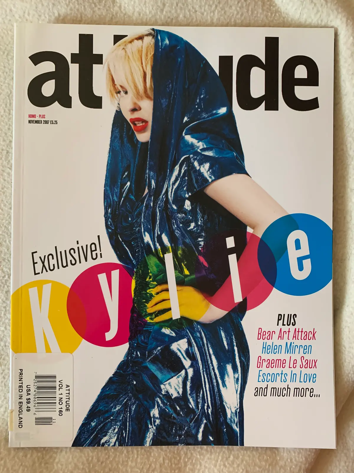 Kylie Minogue -Attitude Import Uk  Magazine 1