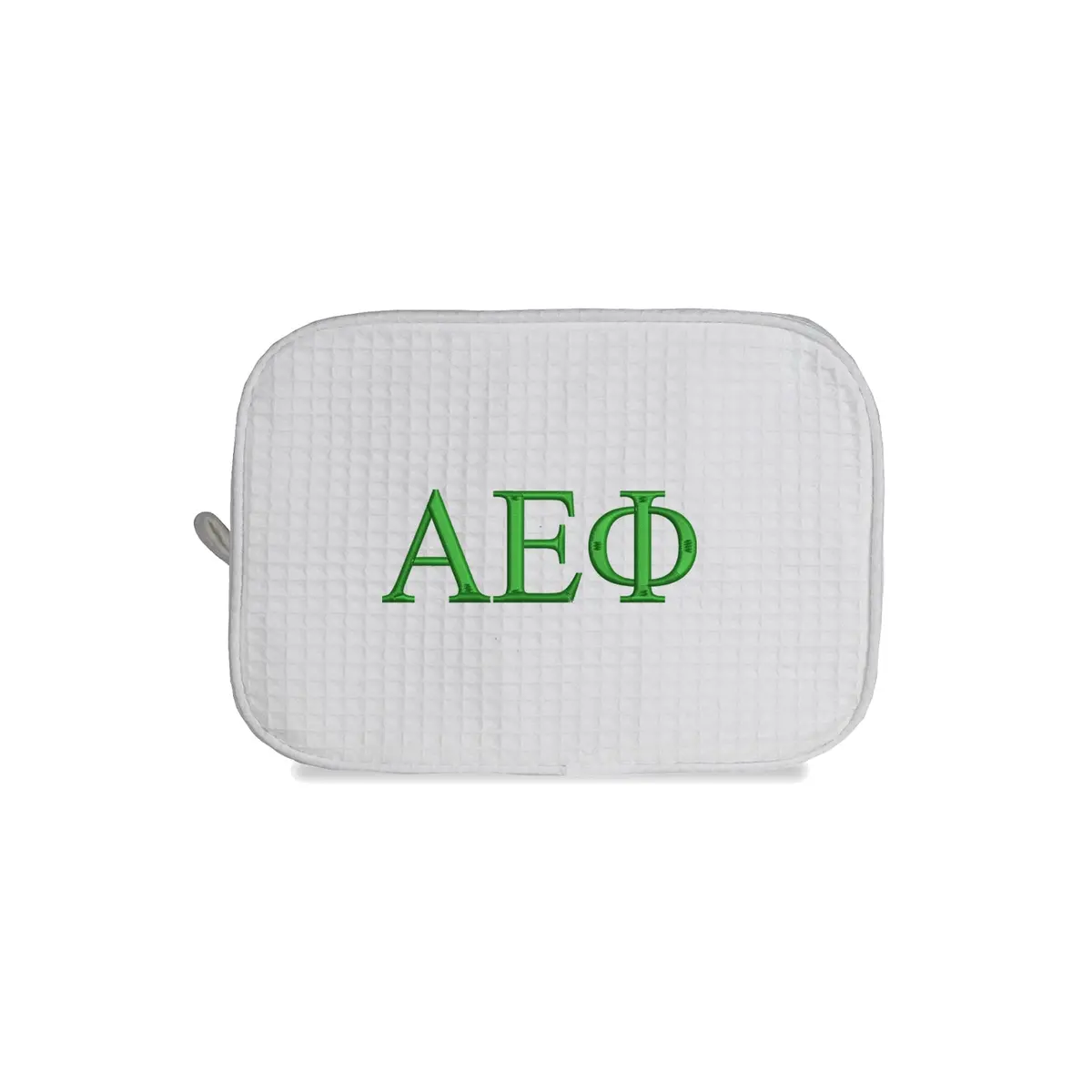 Alpha Epsilon Phi Waffle Weave Cosmetic Bag 1