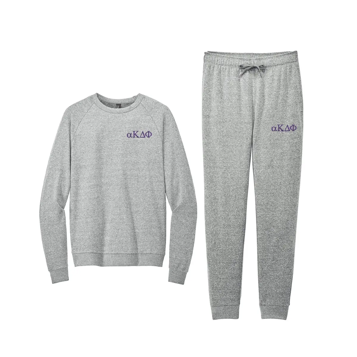Alpha Kappa Delta Phi Tri Fleece Jogger Set 1