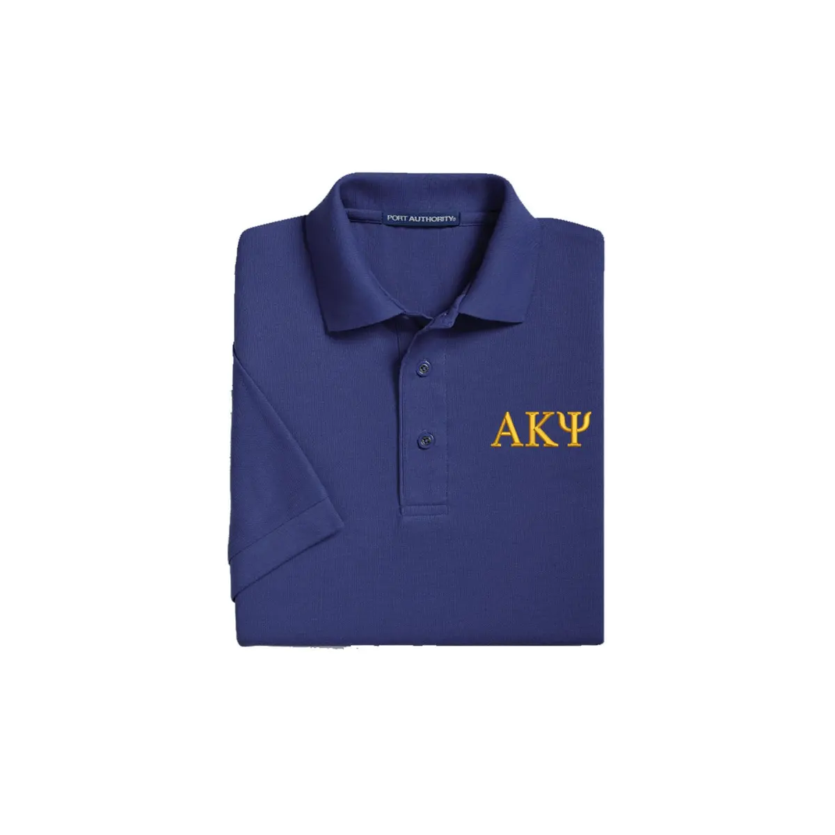 Alpha Kappa Psi Cotton Pique Polo 1