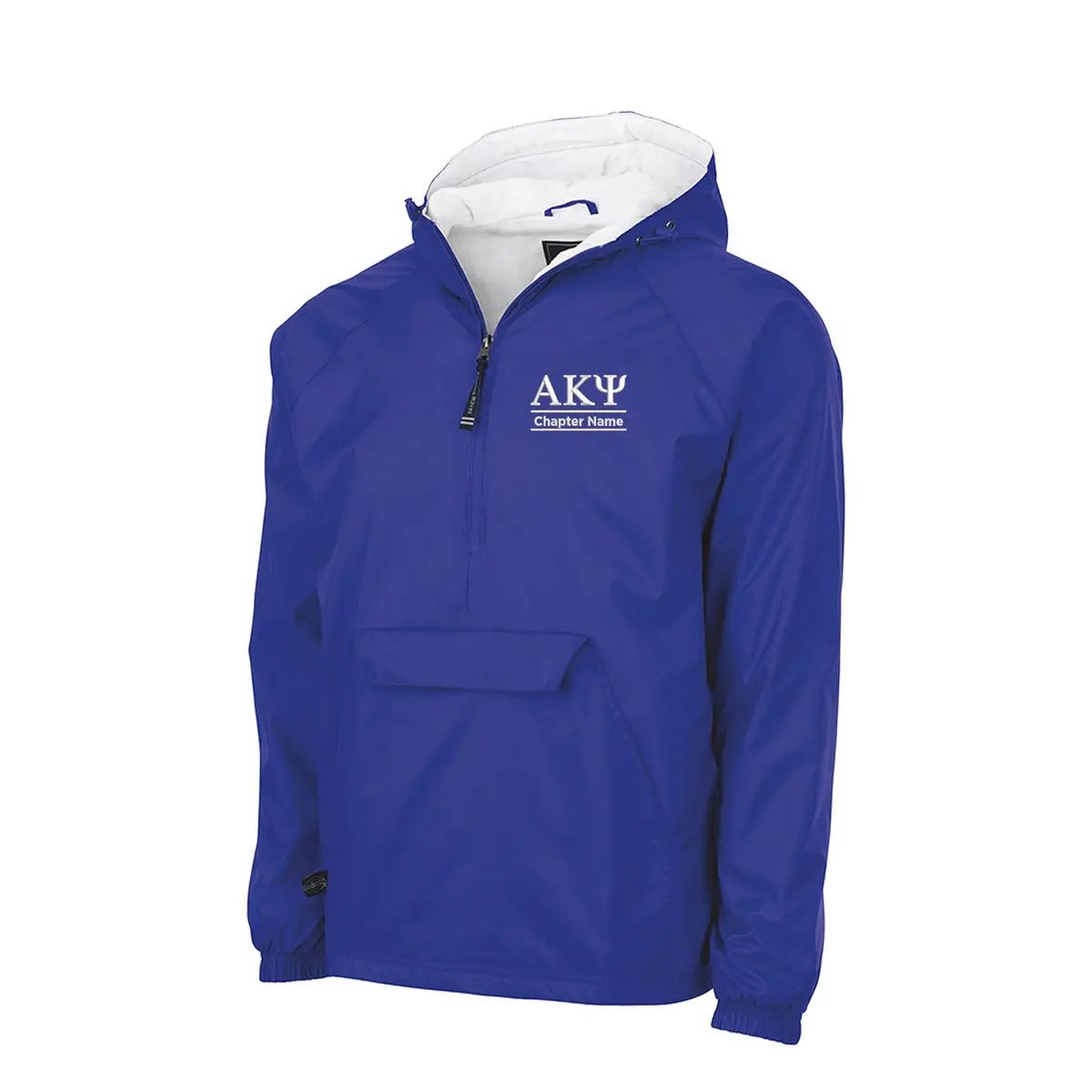 Alpha Kappa Psi Flannel Lined Windbreaker - Custom Chapter 1