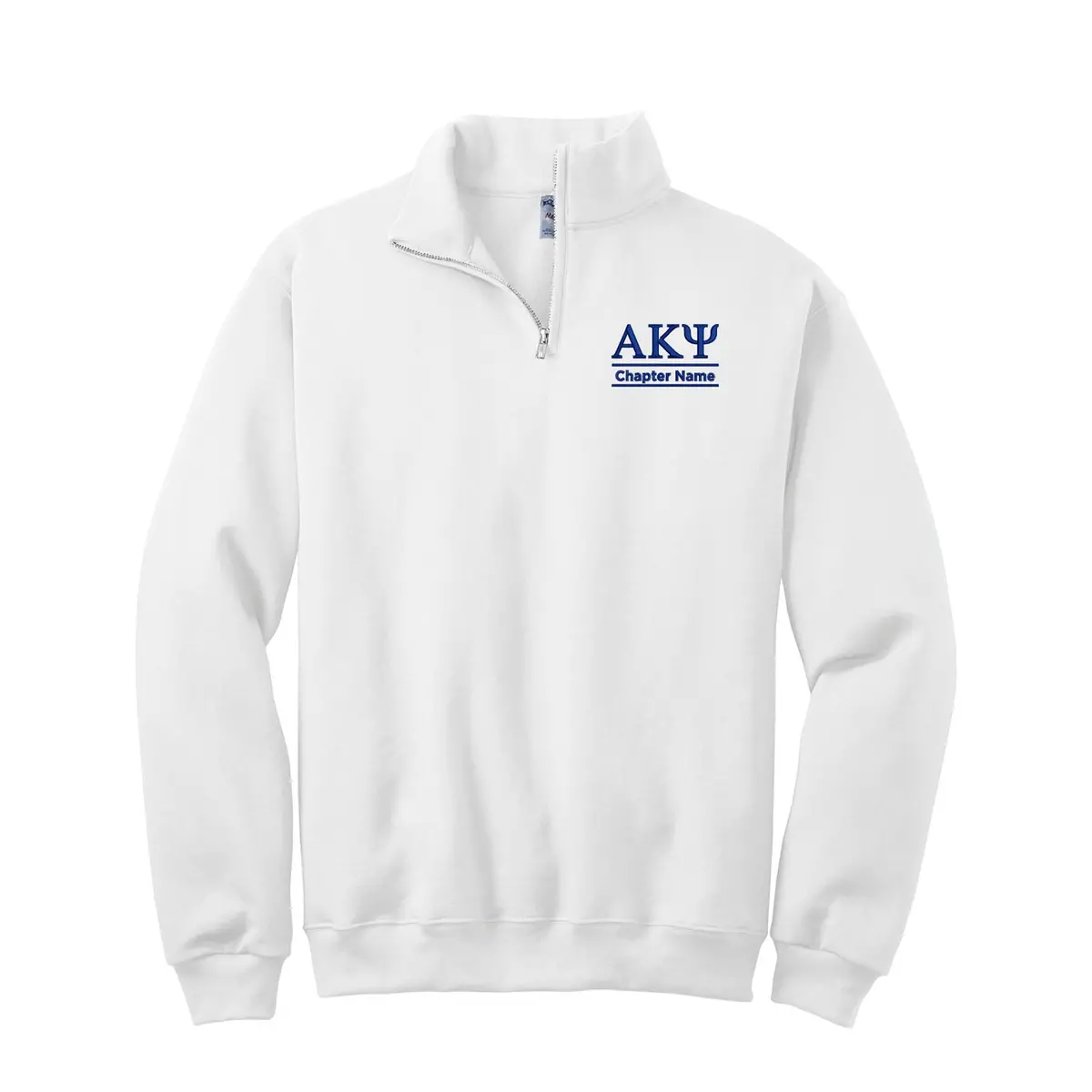 Alpha Kappa Psi Quarter Zip Sweatshirt - Custom Chapter 1