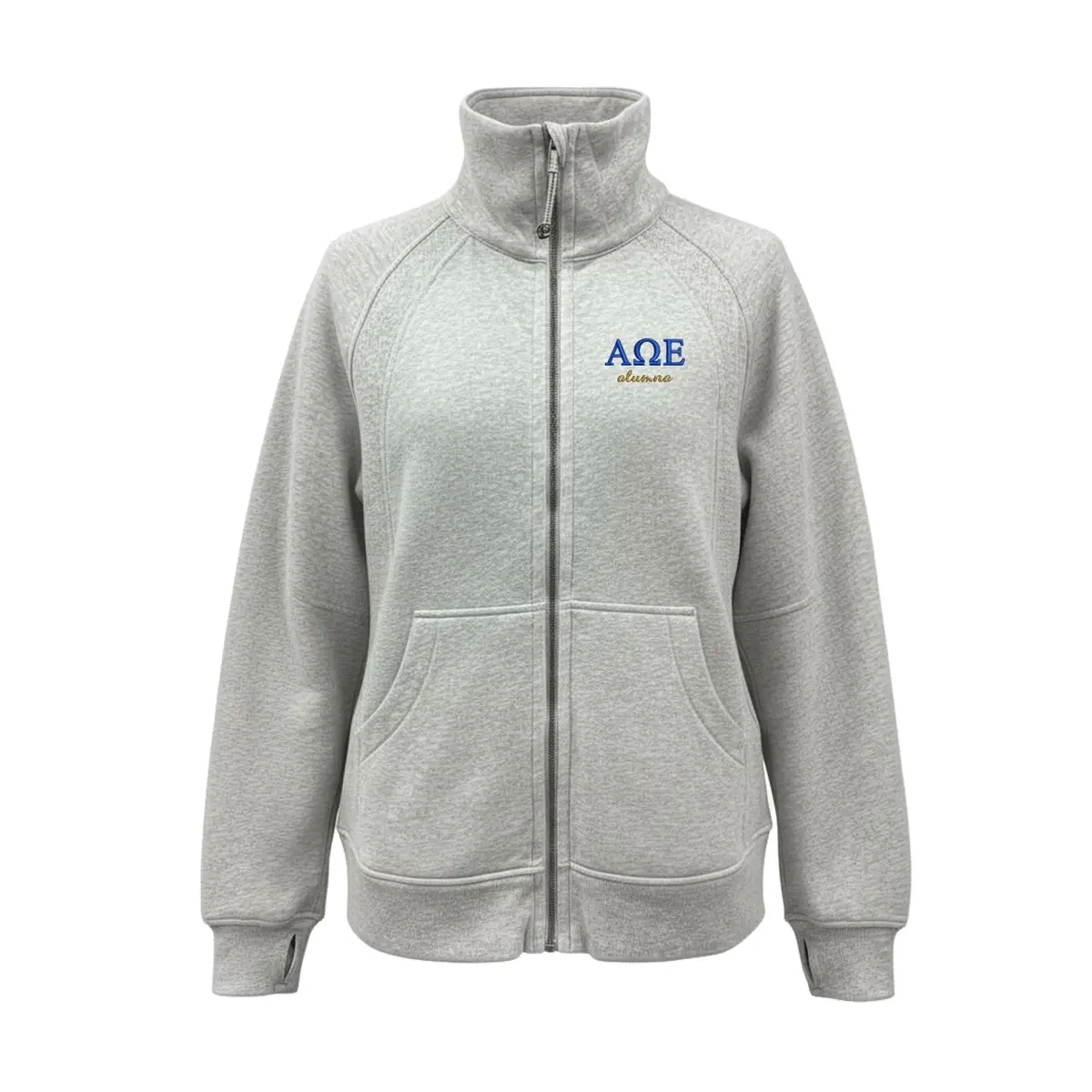 Alpha Omega Epsilon Alumna Lululemon Long Scuba Oversized Funnel - Full-Zip 1