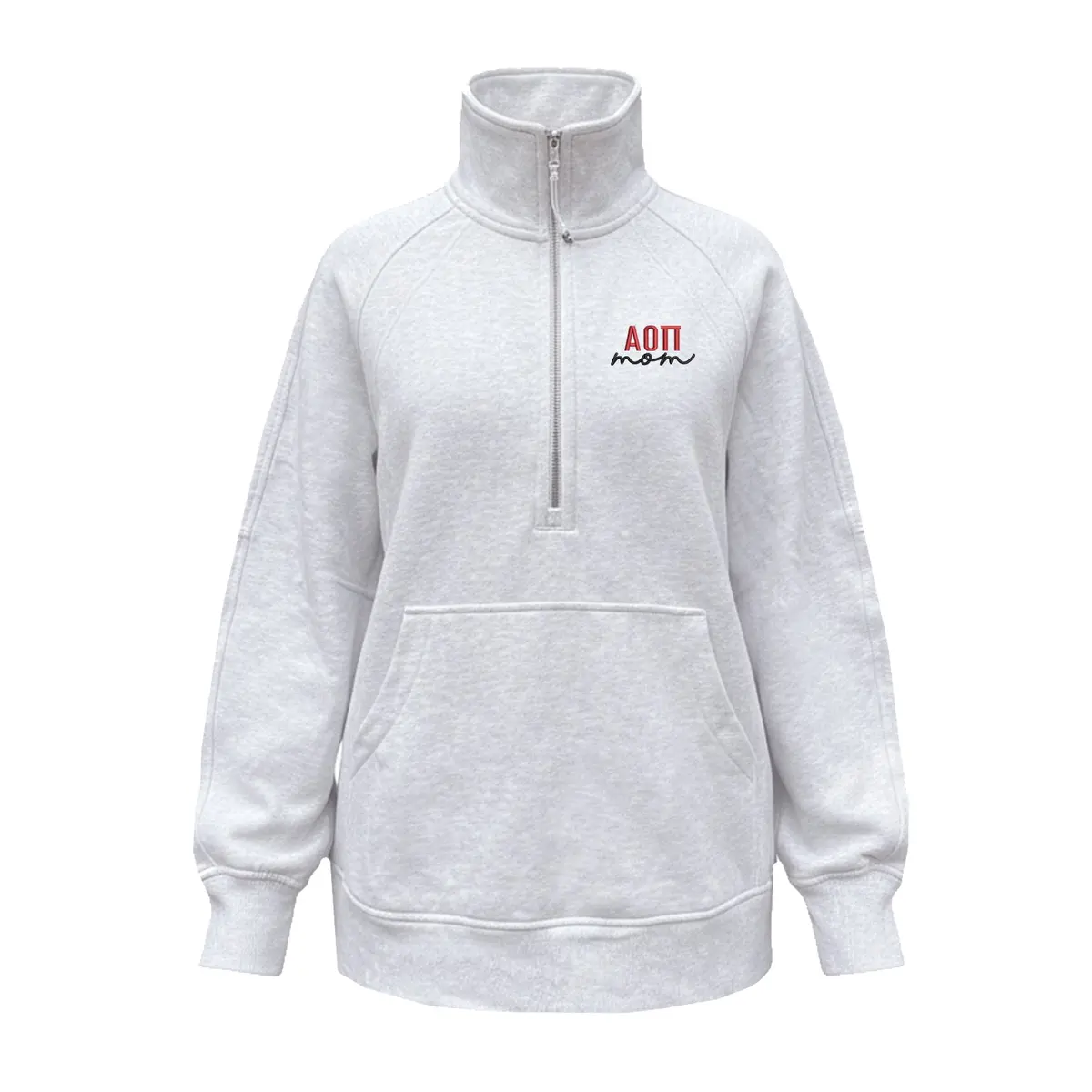 Alpha Omicron Pi Mom Lululemon Scuba Oversized Funnel-Neck Half Zip Long 1