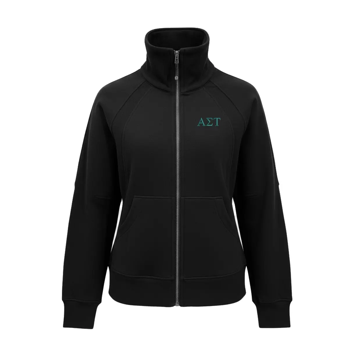 Alpha Sigma Tau Lululemon Scuba Oversized Long Funnel - Full Zip 1