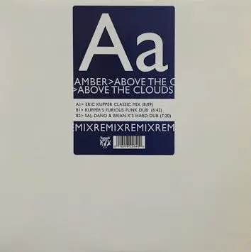 Amber - Above The Clouds Promo Remix 12" Lp Vinyl New 1
