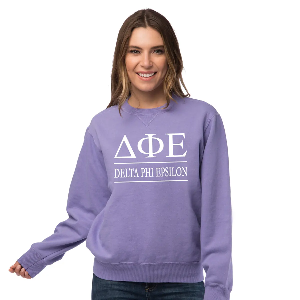 Delta Phi Epsilon Vintage Color Crewneck Sweatshirt 1