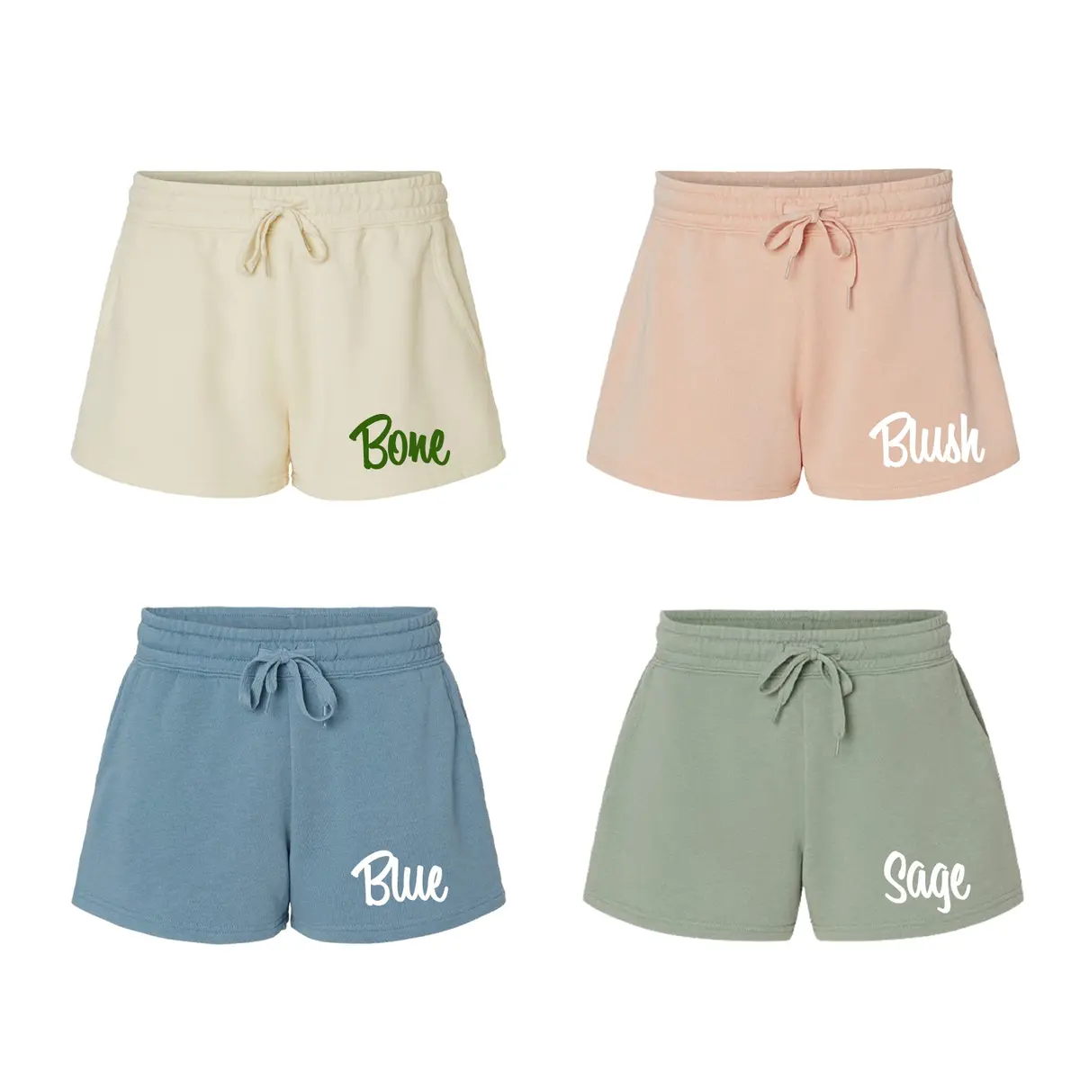 Zeta Tau Alpha Beach Washed Fleece Shorts 5