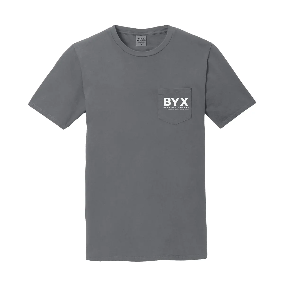 Beta Upsilon Chi Beach Washed Short Sleeve Pocket Tee 1