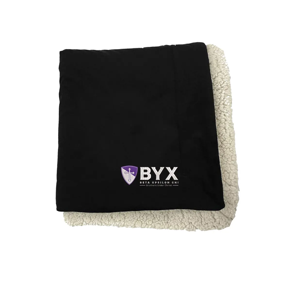 Beta Upsilon Chi Sherpa Lined Blanket 1