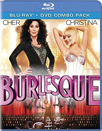 Burlesque Blu-Ray/Dvd Combo - Cher & Christina Aguilera (New) 1