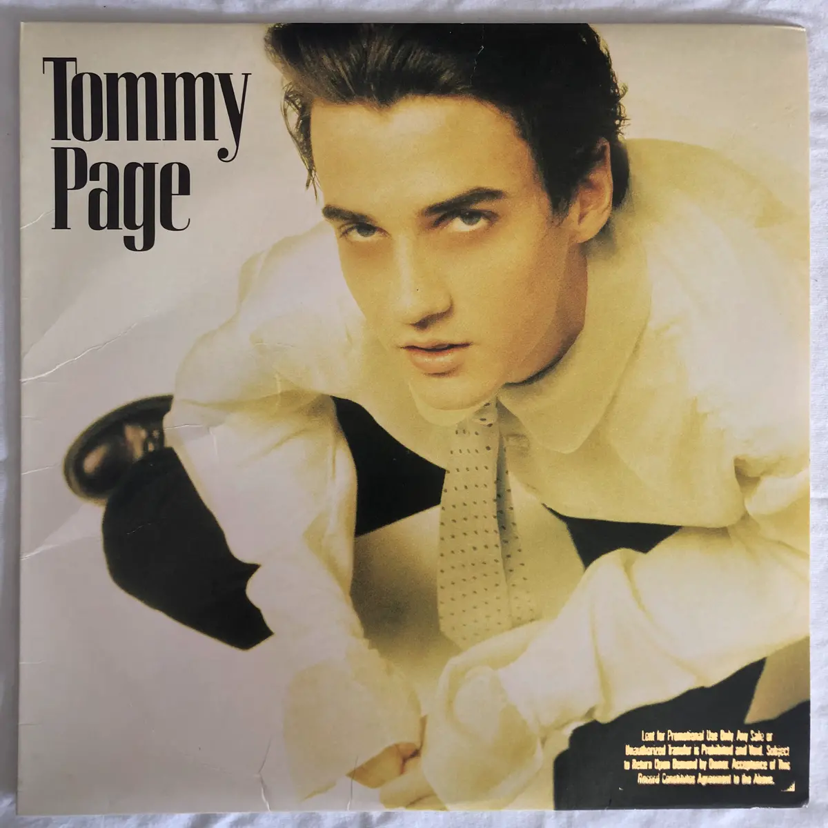 Tommy Page ‎– Tommy Page - Promo Lp Vinyl - Used 1