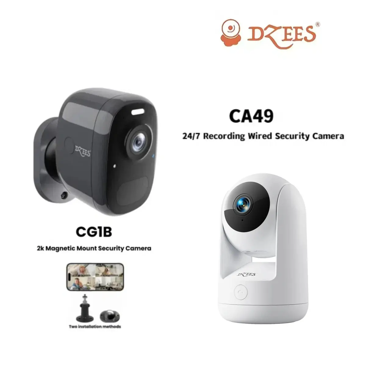 Indoor Multi-Room Bundle（Cg1b Magnetic + Ca49 Wired Indoor） 1