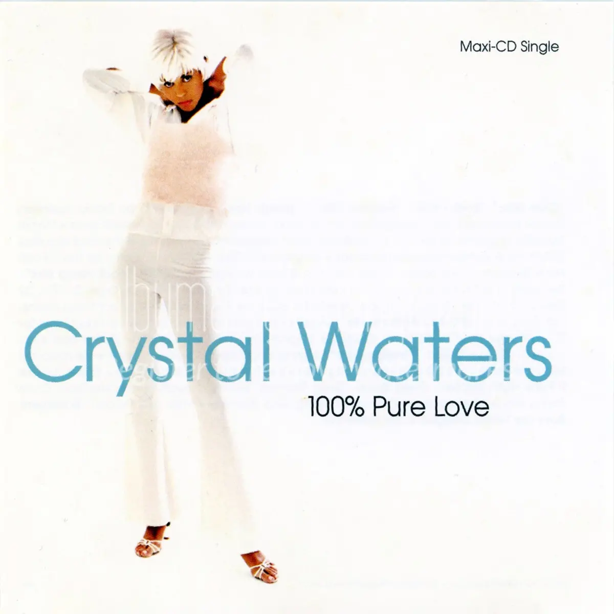 Crystal Waters -- 100% Pure Love Maxi Cd Singe - Used 1