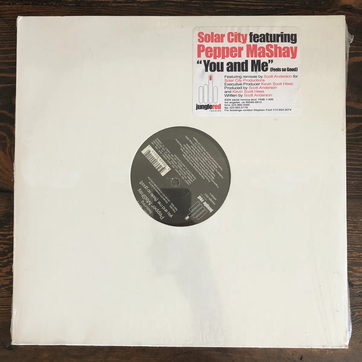 Solar City Featuring Pepper Mashay ‎- You And Me (Feels So Good) - Lp Vinyl  New 1