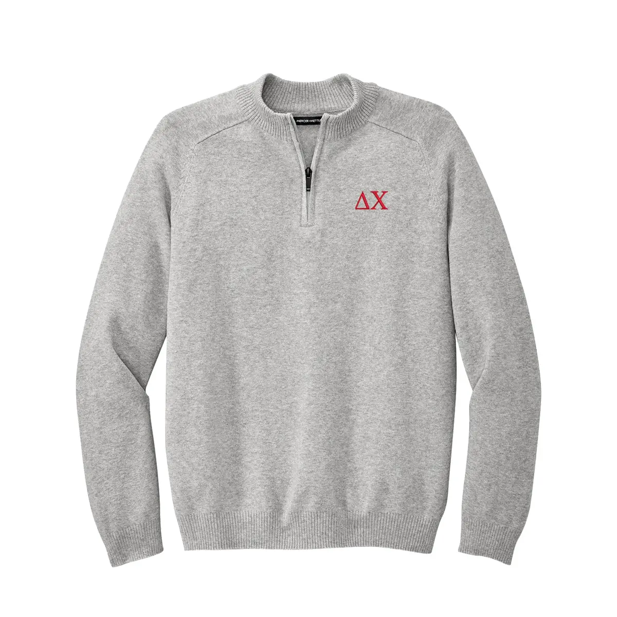 Delta Chi 1/4-Zip Monogrammed Sweater 1