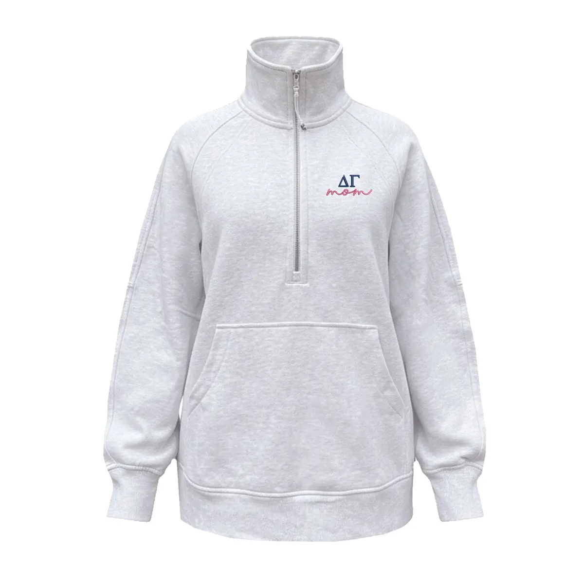 Delta Gamma Mom Lululemon Scuba Oversized Funnel-Neck Half Zip Long 1