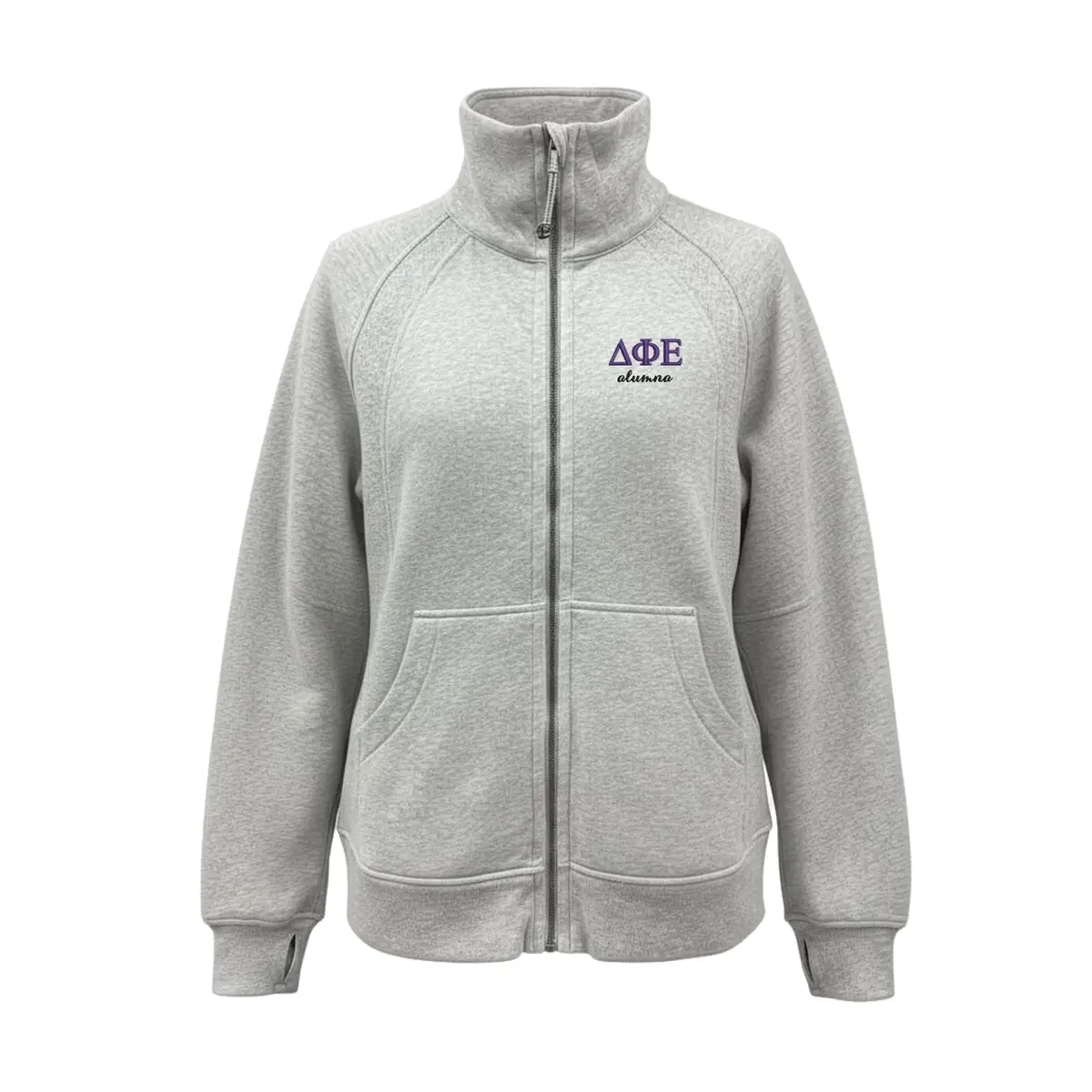 Delta Phi Epsilon Alumna Lululemon Long Scuba Oversized Funnel - Full-Zip 1