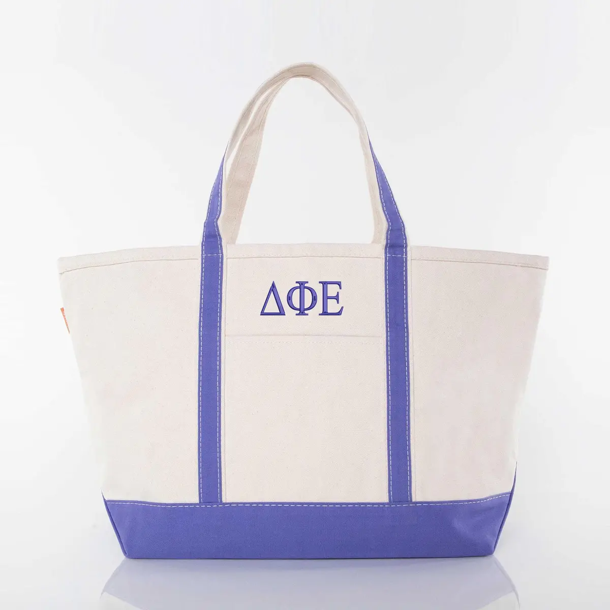 Delta Phi Epsilon Large Canvas Tote Bag 1