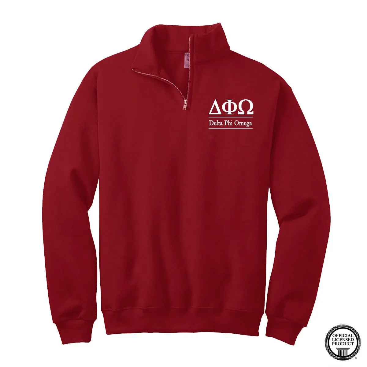 Delta Phi Omega Quarter Zip Pullover 1