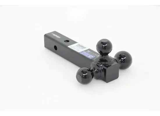 B&W Triple Tow Tri-Ball Mount For 2" Hitches - Black Powder Coated Bmtt31004 1