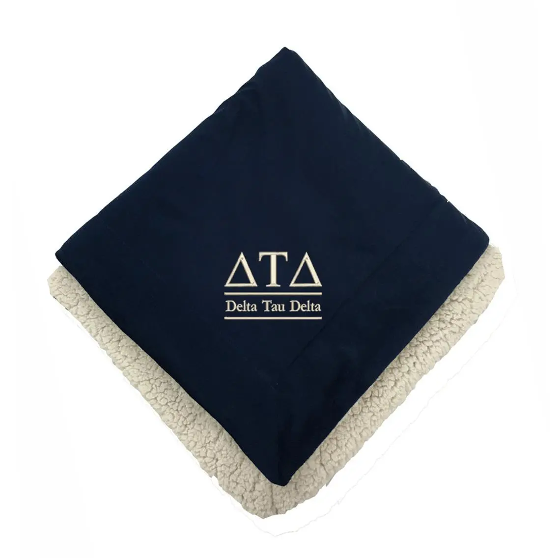 Delta Tau Delta Sherpa Lined Blanket 1