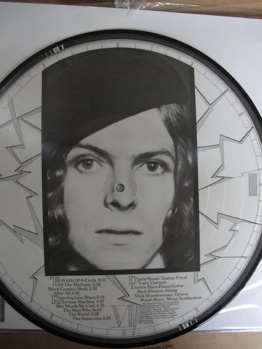 David Bowie - The Man Who Sold The World Picture Disc Vinyl Lp - Rsd 2016 2